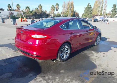 2016 Ford Fusion Energi Titanium from USA, damaged, VIN 3FA6P0SU0GR123335